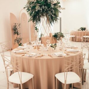 Cappuccino okrúhly obrus