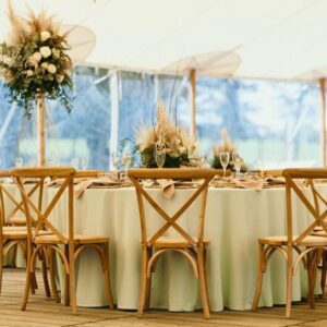 Mentolový okrúhly obrus