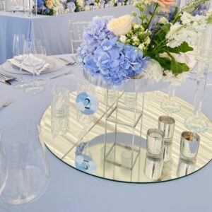 Kruhové zrkadlo pod aranžmán