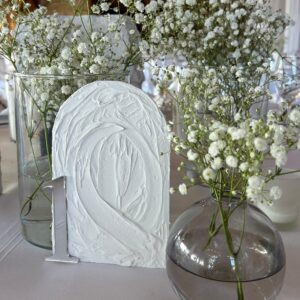 Sadrové čísla stolov